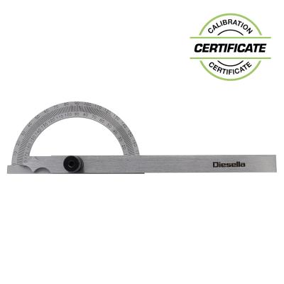 Gradmåler 80x120 mm med dobbelt lasergraveret skala. (Inkl. Certifikat)